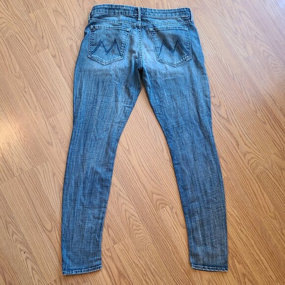 MOTHER DENIM THE LOOKER MID-RISE SKINNY JEANS STRETCH HOOKED WASH sz 30 - Picture 4 of 8